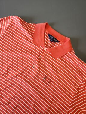 POLO GOLF Ralph Lauren Coral Polo XL 100% Pima Cotton Golf Club Of Amelia Island